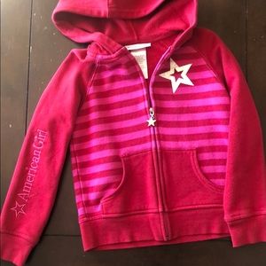 American Girl zip up hoodie ❤️💞